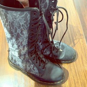 Dr Martens with lace